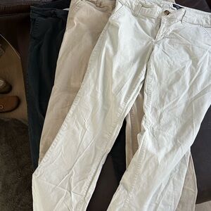 3 Pairs American Eagle Kick Boot Stretch Pants-size 12